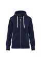 Dames Hoodie met rits Vintage Kariban KV2307 VINTAGENAVY